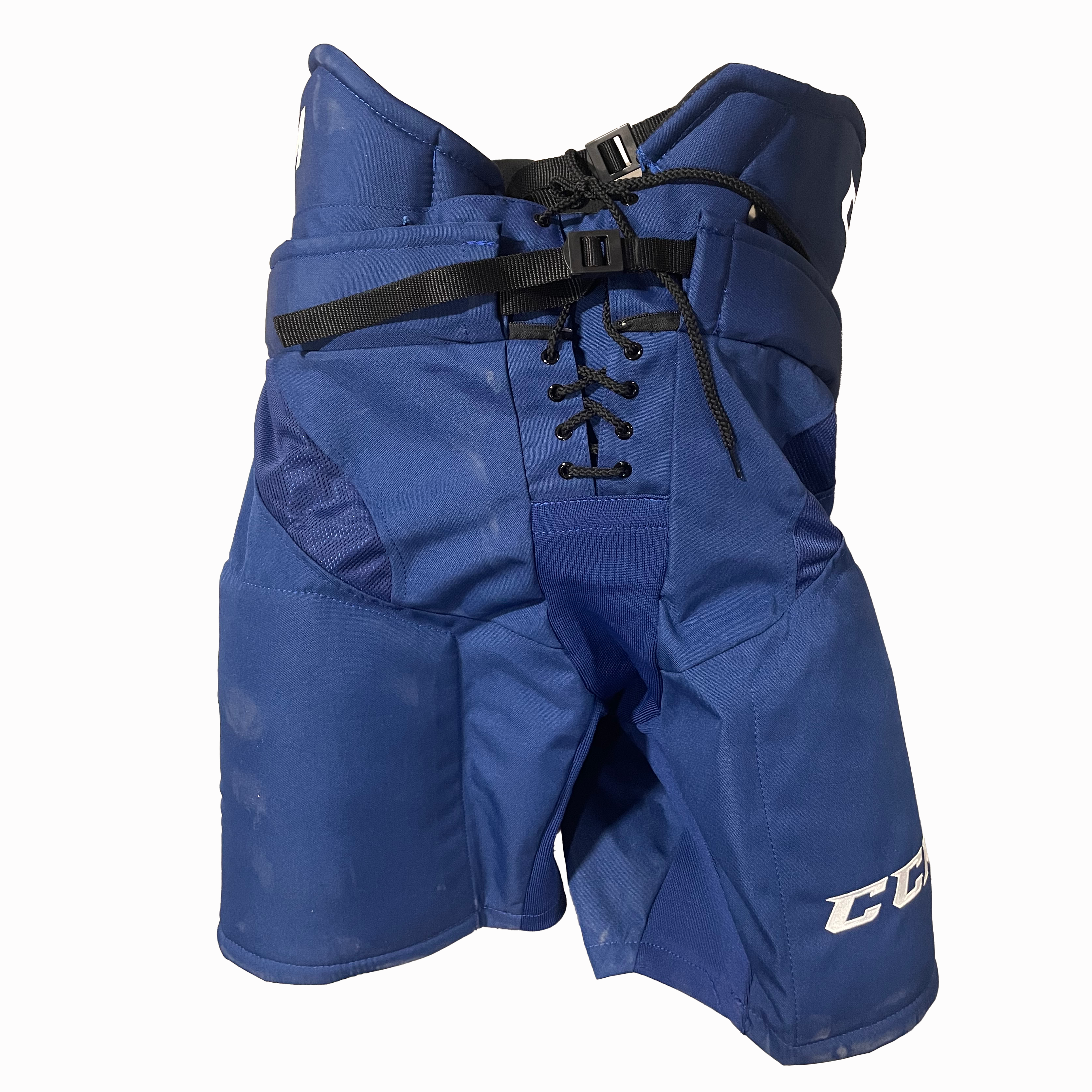 CCM HP31 - Pantalon de hockey OHL Pro Stock d'occasion (bleu/gris/blanc)